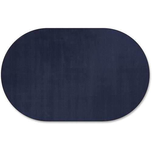 Flagship Carpets FCIAS45NV Classic Solid Color 12' Oval Rug