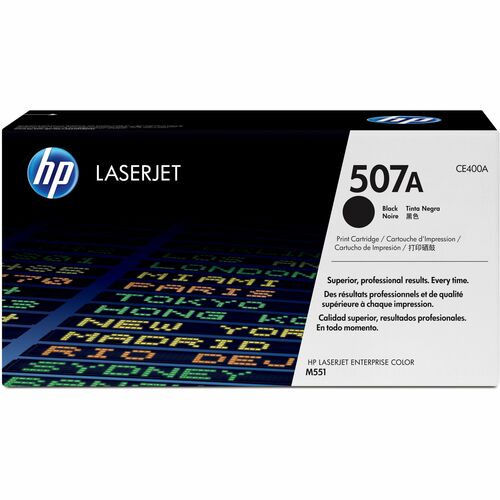 HP HEWCE400A 507A Original Laser Toner Cartridge - Single Pack - Black - 1 Each