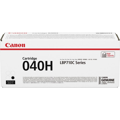 Canon CNMCRTDG040HBK Original High Yield Laser Toner Cartridge - Black - 1 Each