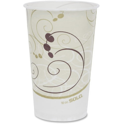 Solo SCCRW16J8000CT 16 oz Symphony Waxed Paper Cold Cups