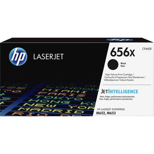 HP HEWCF460X 656X (CF460X) Original High Yield Laser Toner Cartridge - Black - 1 Each