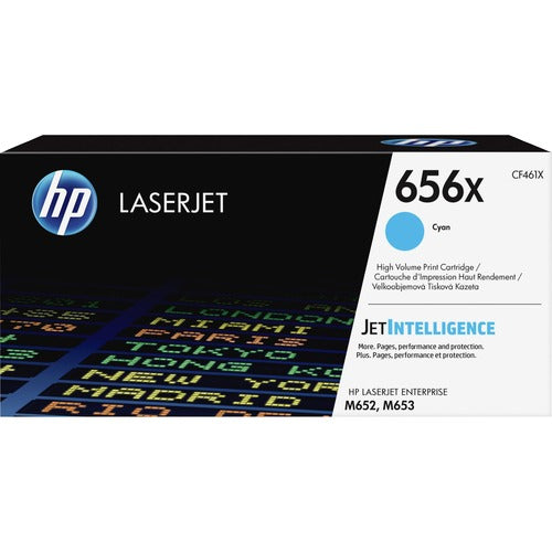 HP HEWCF461X 656X (CF461X) Original High Yield Laser Toner Cartridge - Cyan - 1 Each