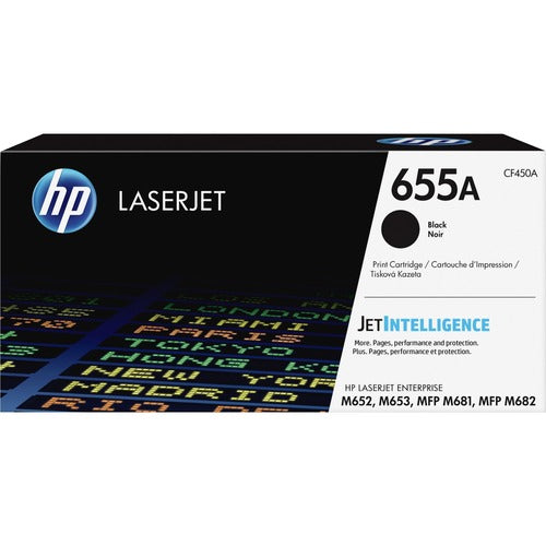 HP HEWCF450A 655A (CF450A) Original Laser Toner Cartridge - Black - 1 Each