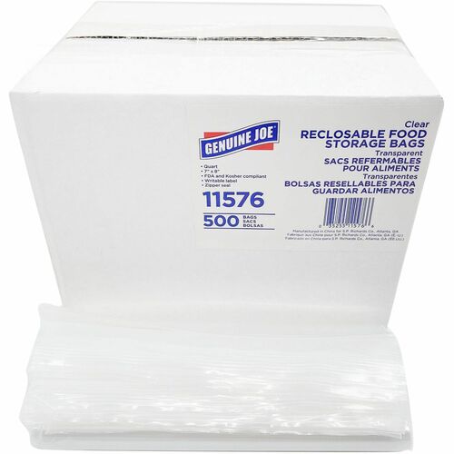 Genuine Joe GJO11576 Food Storage Bags