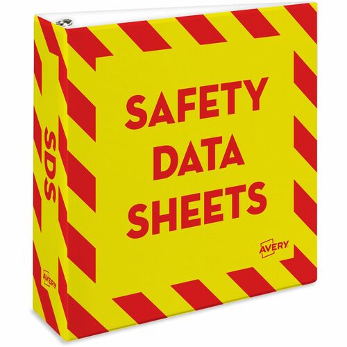 Avery® AVE18952 Avery® 3" Heavy-Duty Industrial SDS Binder - One-Touch Rings