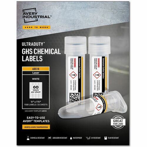 Avery® AVE60518 Avery® UltraDuty Chemical Label