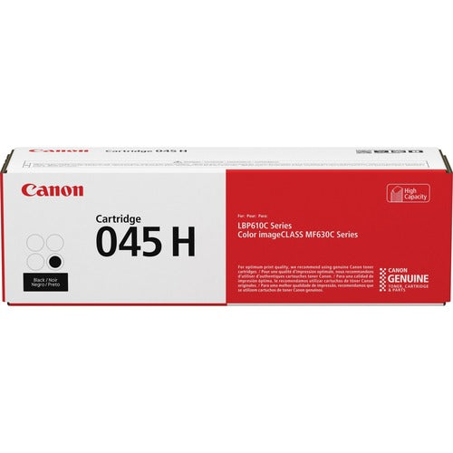 Canon CNMCRTDG045HBK 045H Original High Yield Laser Toner Cartridge - Black - 1 Each
