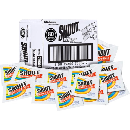Shout SJN686661 Wipes Instant Stain Remover