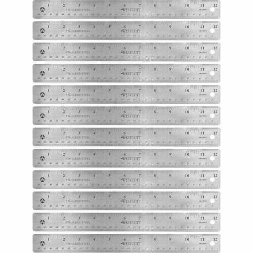 Westcott ACM10415BX Westcott Stainless Steel Rulers