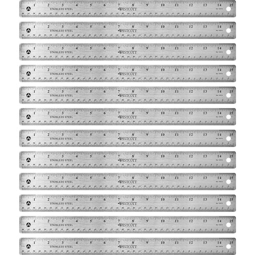 Westcott ACM10416BX Westcott Stainless Steel Rulers