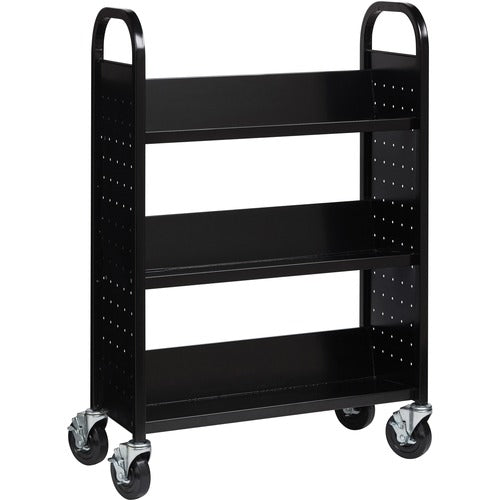 Lorell LLR99933 Single-sided Book Cart
