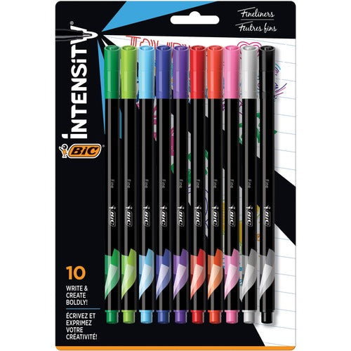 BIC BICFPINFAP10AST Intensity Porous Point Pen