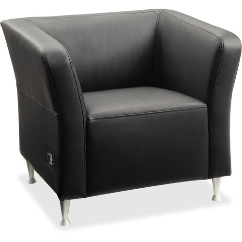 Lorell LLR86916 Fuze Modular Series Square Lounge Chair