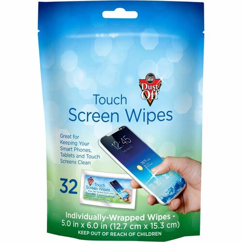 Dust-Off FALDTSW32M Electronics Screen Wipes - DTSW32