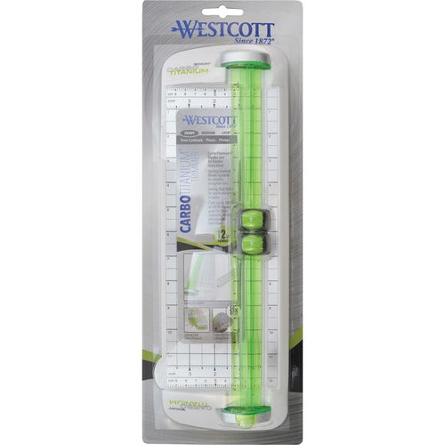 Westcott ACM16682 Westcott Carbo Titanium Bonded Narrow Trimmer, 12" (16682)