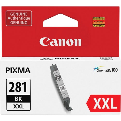 Canon CNMCLI281XXLBK CLI-281 XXL Original Inkjet Ink Cartridge - Black - 1 Each