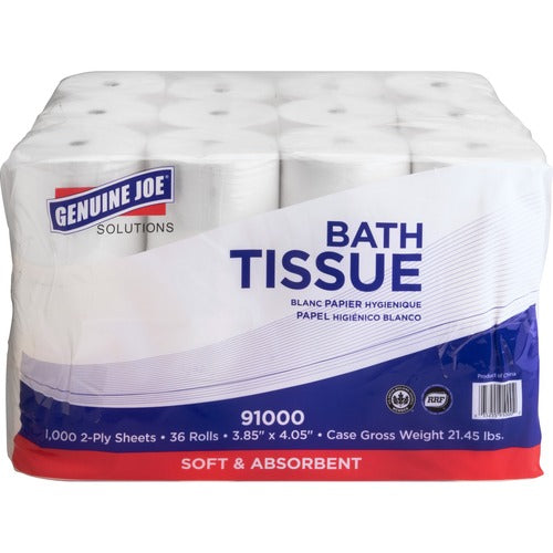 Genuine Joe Solutions GJO91000PL Double Capacity Bath Tissue
