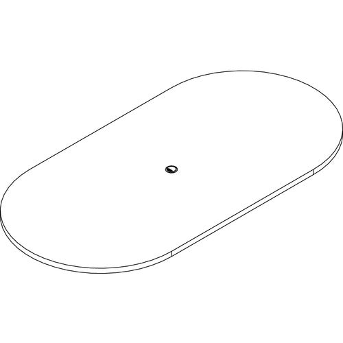 Lorell LLRPRT4896MY Prominence 2.0 Racetrack Conference Tabletop