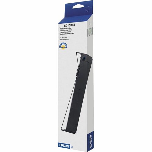 Epson EPSS015384 Epson Black Ribbon - Dot Matrix - 15000000 Character - 1 Each