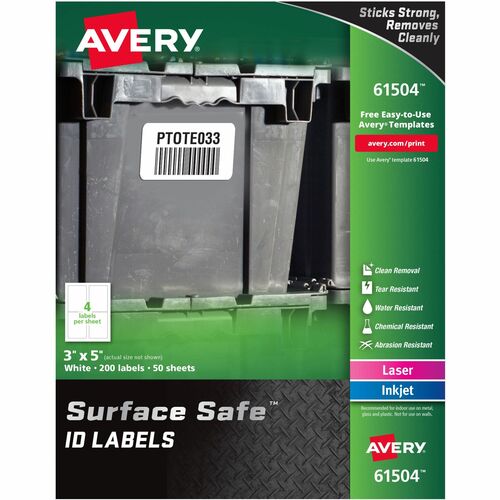 Avery® AVE61504 Avery® Surface Safe ID Label