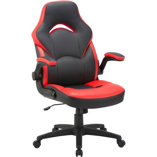Lorell LLR84387 Bucket Seat High-back Gaming Chair
