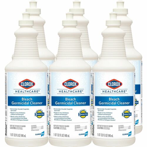 Clorox CLO68832BD Healthcare Pull-Top Bleach Germicidal Cleaner