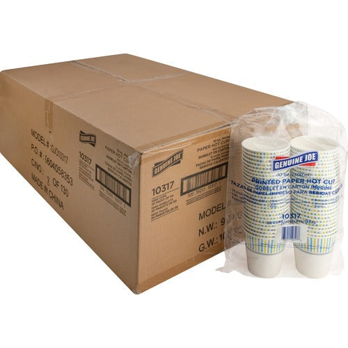 Genuine Joe GJO10317CT 10 oz Hot Beverage Cups