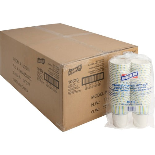 Genuine Joe GJO10318CT 12 oz Hot Beverage Cups