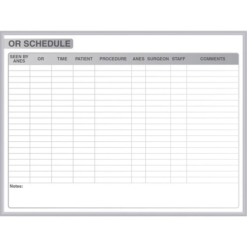 Ghent GHEGRPM313S34 Healthcare Whiteboard