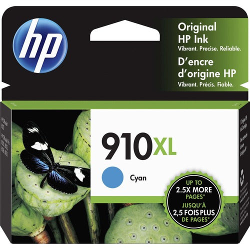 HP HEW3YL62AN 910XL (3YL62AN) Original High Yield Inkjet Ink Cartridge - Cyan - 1 Each
