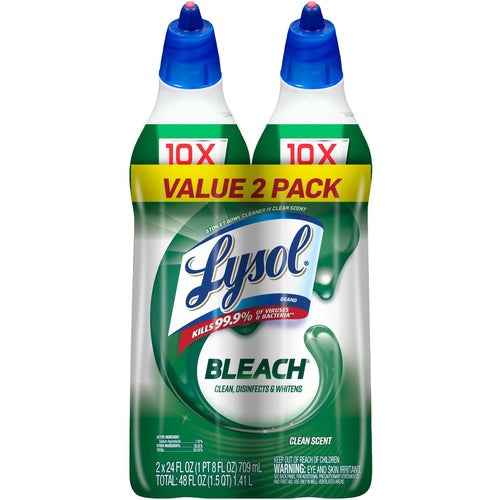 Lysol RAC96085 Bleach Toilet Bowl Cleaner