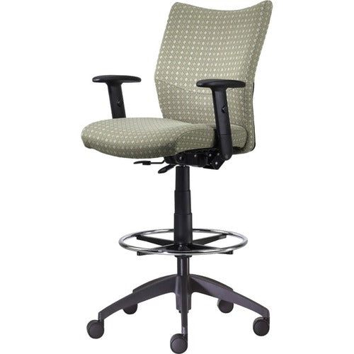 9 to 5 Seating NTF2366P1A8B1ON Drafting Stool With Posture Back Control,Adjustable Height Arm