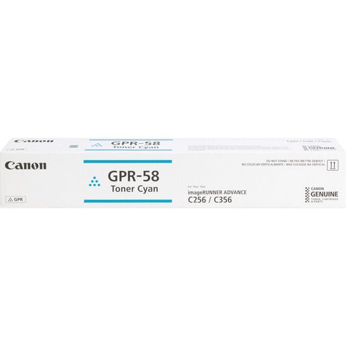 Canon CNM2183C003 GPR-58 Original Laser Toner Cartridge - Cyan - 1 Each