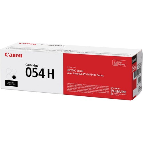 Canon CNMCRTDG054HBK 054H Original High Yield Laser Toner Cartridge - Black - 1 Each