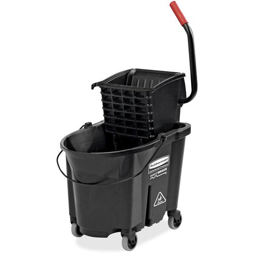 Rubbermaid Commercial RCP1863896 WaveBrake Side Press Mop Bucket