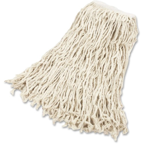 Rubbermaid Commercial RCPV11700WH00 1" Headband Value Cotton Wet Mop