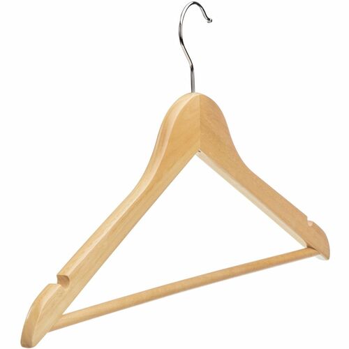 Lorell LLR01066 Wooden Coat Hangers