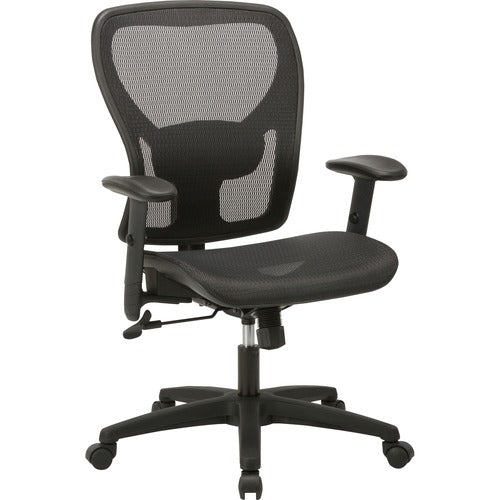 Lorell LLR83293 Mesh Mid-Back Task Chair