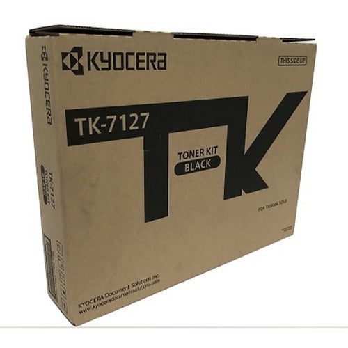 Kyocera KYOTK7127 TK7127 Original Laser Toner Cartridge - Black - 1 Each
