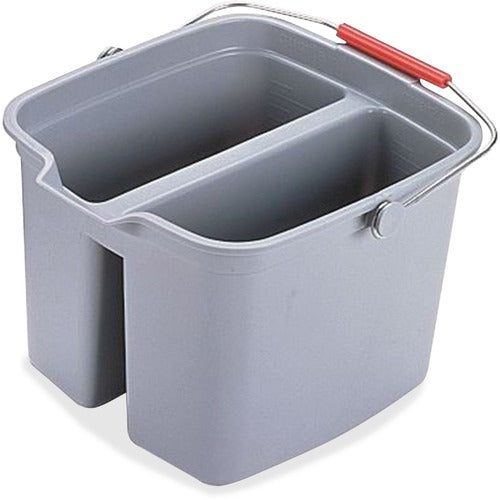 Rubbermaid Commercial RCP261700GYCT Double Pail