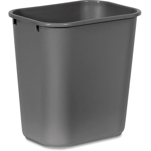 Rubbermaid Commercial RCP295600GYCT 28 QT Medium Deskside Wastebaskets