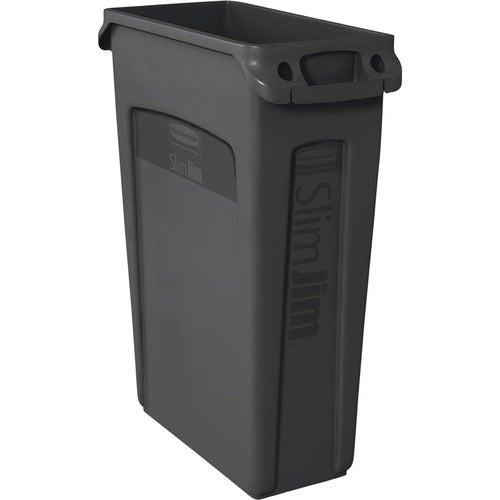 Rubbermaid Commercial RCP354060BKCT Slim Jim 23-Gallon Vented Waste Containers