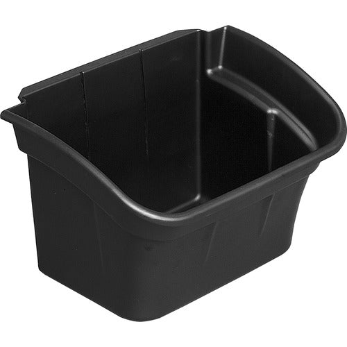Rubbermaid Commercial RCP335488BLACT Utility Cart 4-gallon Bin
