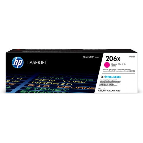 HP HEWW2113X 206X Original High Yield Laser Toner Cartridge - Magenta - 1 Each