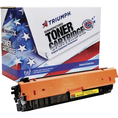 SKILCRAFT® NSN6821304 SKILCRAFT Remanufactured Laser Toner Cartridge 508A - Yellow - 1 Each