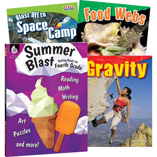 Shell Education SHL51680 Learn-At-Home Summer Science Set Printed Book