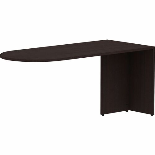 Lorell LLR18262 Essentials Series Peninsula Desk Box 1 of 2