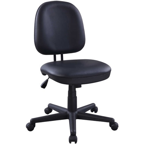 Lorell LLR84875 Vinyl Contoured Task Chair