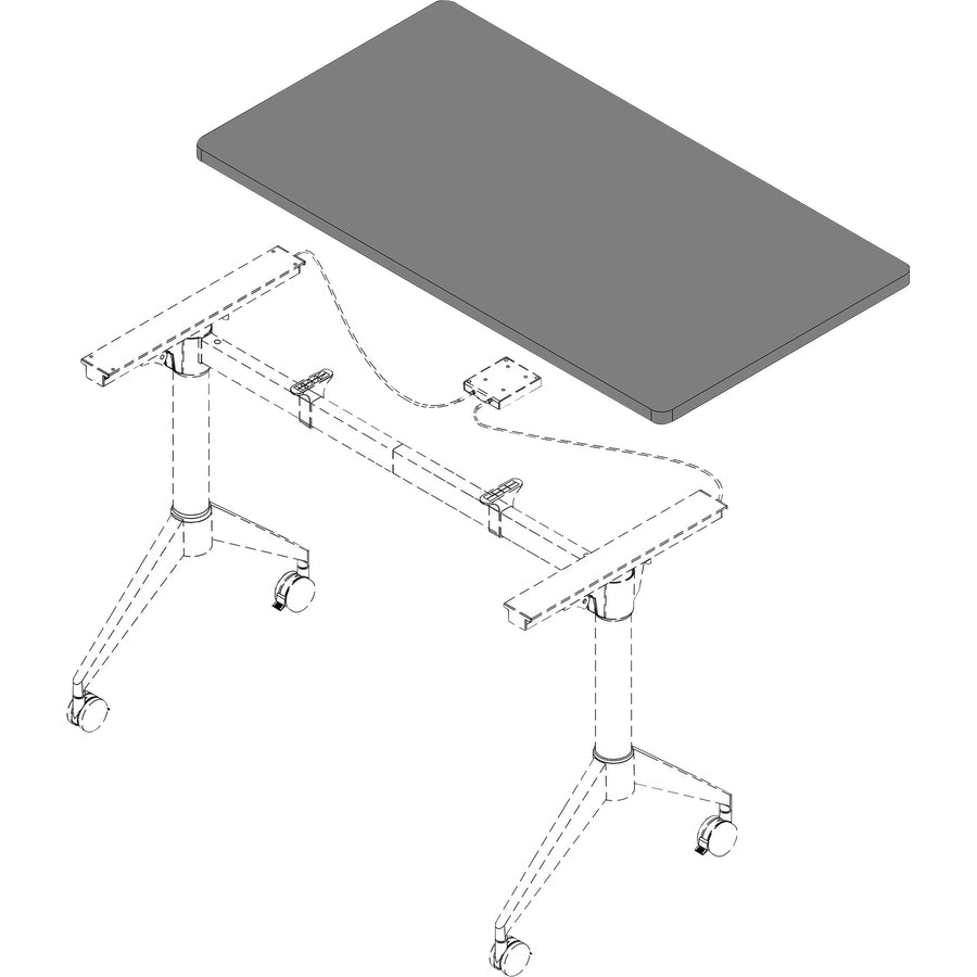 Lorell LLR62593 Training Tabletop