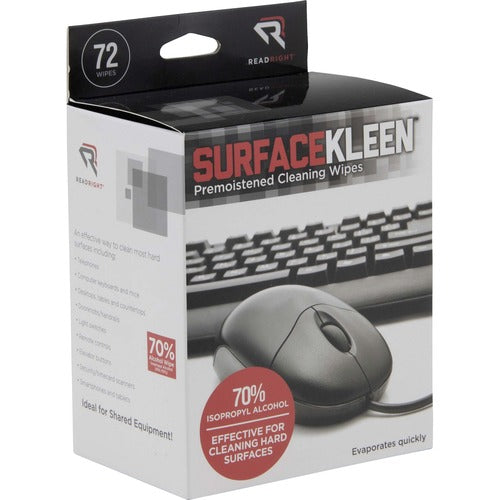 Read Right REARR15109 Surface Kleen Cleaning Wipes